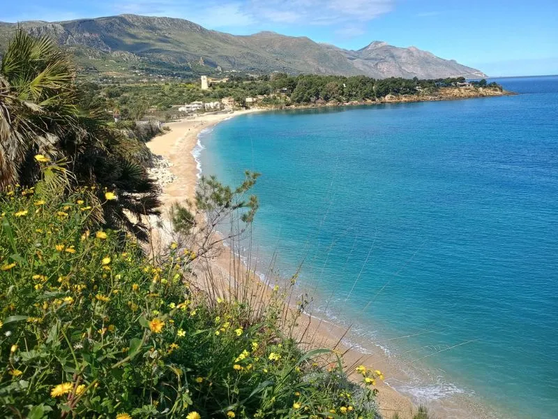 Spiaggia di Guidaloca a Castellammare del Golfo