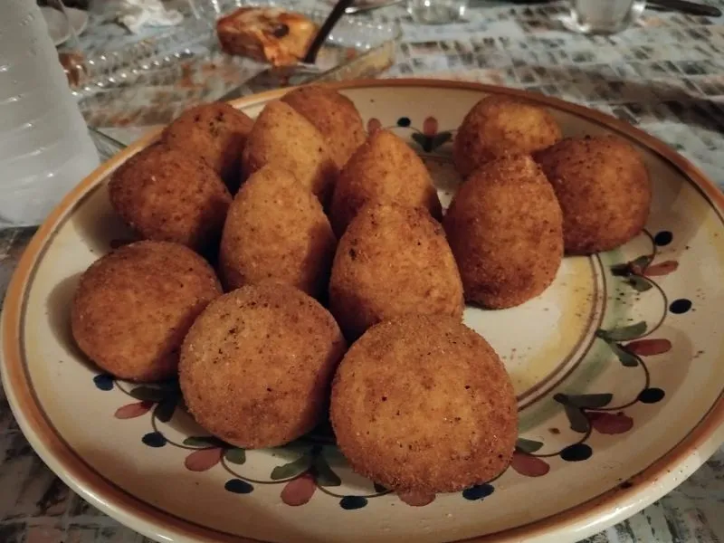 Arancine carne e burro