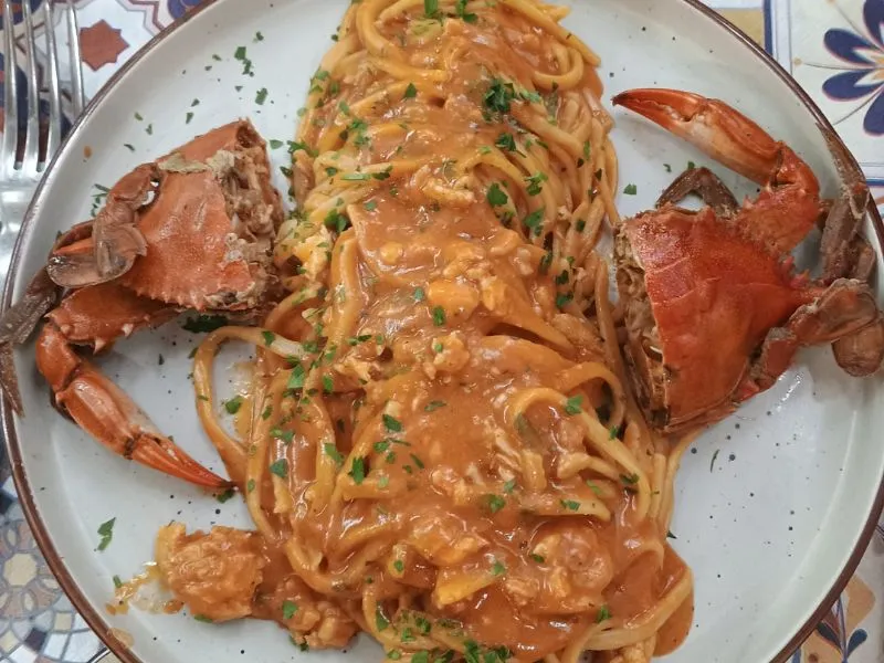 linguine granchio