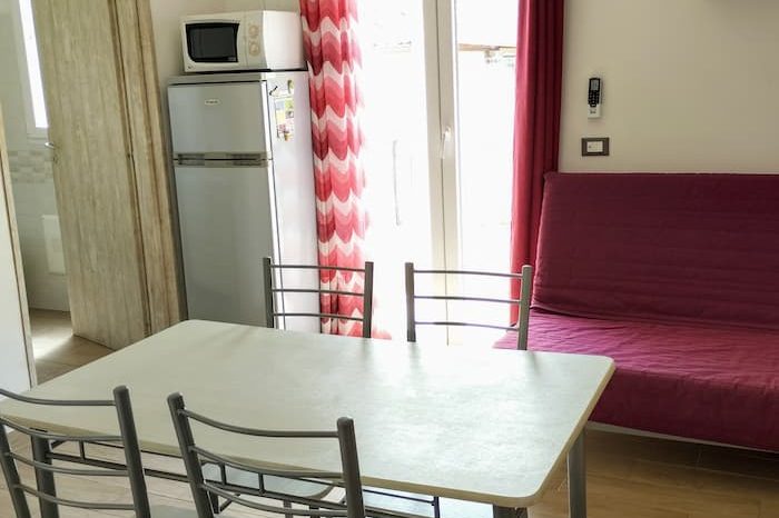 salone e divano letto