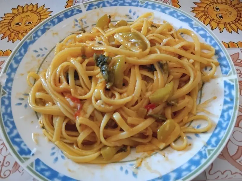 Pasta con i tenerumi