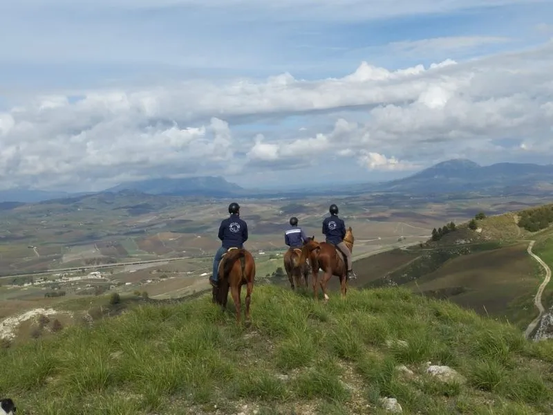 horse riding